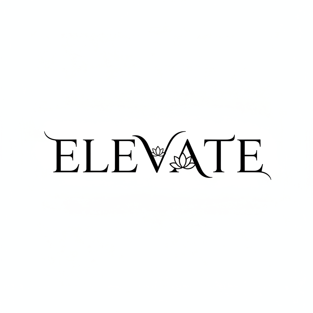 Elevate elegant script logo